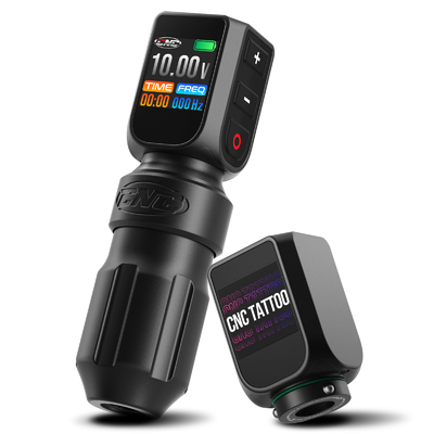सीएनसी टैटू 3.5 मिमी स्ट्रोक वायरलेस पेन टैटू मशीन 1600mAh Cordless टैटू मशीनें