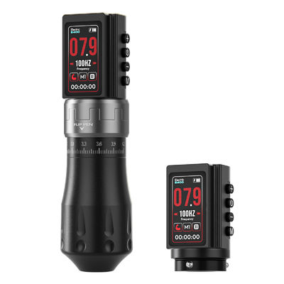 पेशेवर कलाकारों के लिए स्मार्ट मेमोरी, ऊर्जा-बचत मोड, दोहरी बैटरी और डिजिटल स्क्रीन के साथ थोक सीएनसी टैटू मशीन